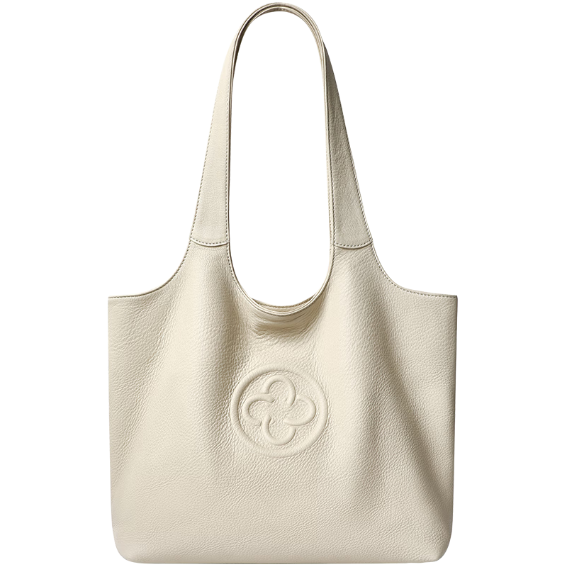 CASSILE夏之光同款卡思乐托特包女鹿皮轻奢大容量柔软单肩包新年