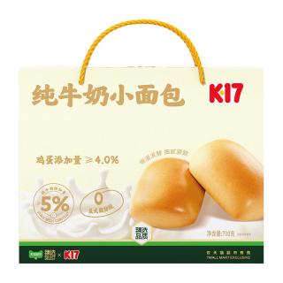 88VIP：达利园 糕点K17纯牛奶小面包700g