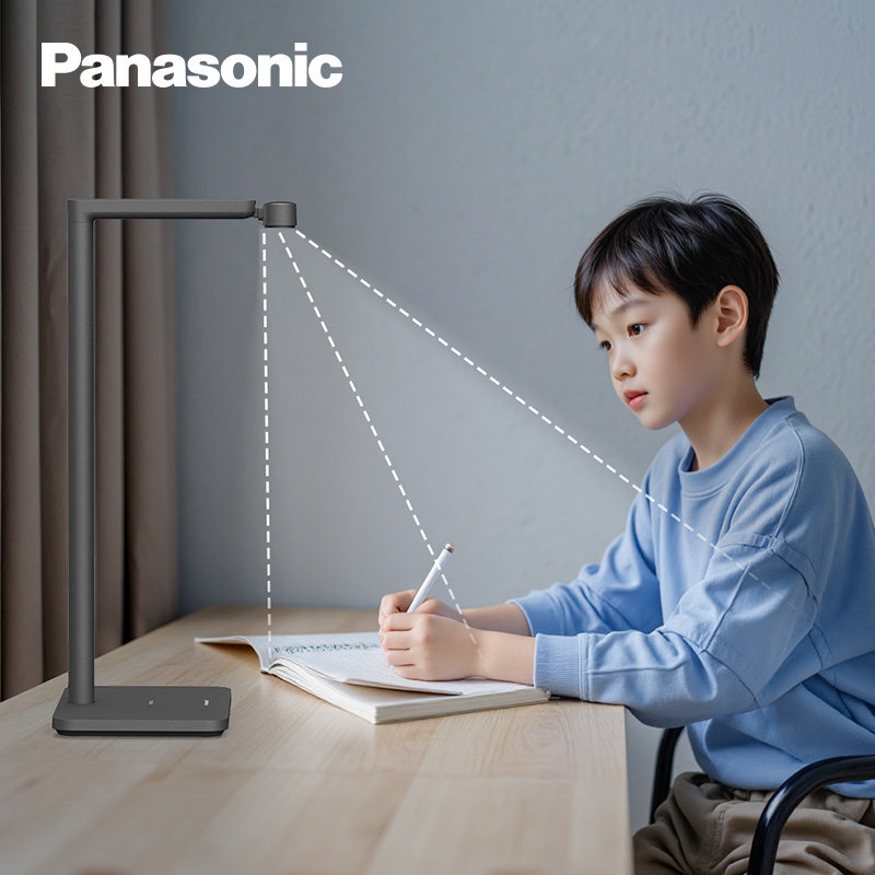 松下T10Pro台灯全光谱护眼学习防近视儿童写字工作床头灯