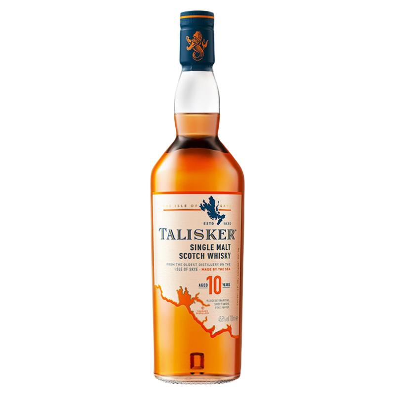【700ml*1瓶】行货TALISKER/泰斯卡10年单一麦芽威士忌英国
