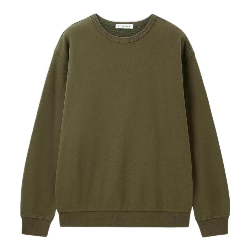 佐丹奴卫衣男女纯色简约风休闲上衣圆领长袖套头衫18024646