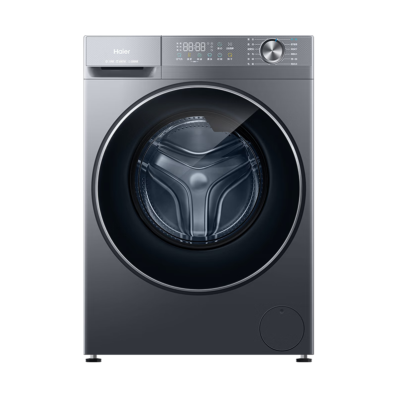 海尔滚筒洗衣机全自动11公斤超薄525大筒径大容量滚筒洗衣机八维减震蓝盾除菌一级能效补贴 【洗烘一体】水幕冲浪+智能柔烘+免水洗护理 滚筒