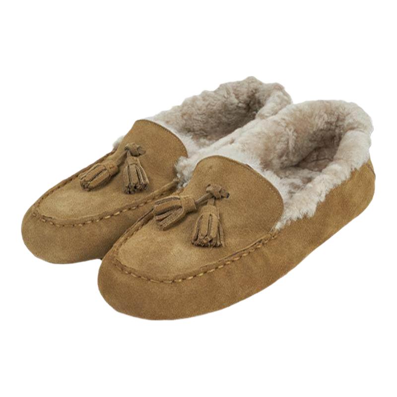 MINNETONKA/迷你唐卡秋冬加绒羊毛雪地短靴一脚蹬防滑保暖豆豆鞋