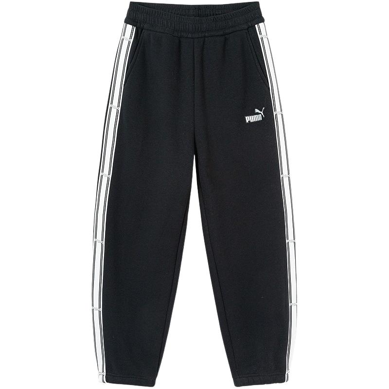 PUMA彪马童装新儿童秋冬针织长裤运动裤加绒保暖运动裤子