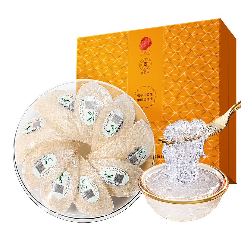  QINGYUANTANG/青源堂 无竹签无断草冻干 冬虫夏草礼盒  【送炖盅】印尼燕窝50克礼盒 礼盒装