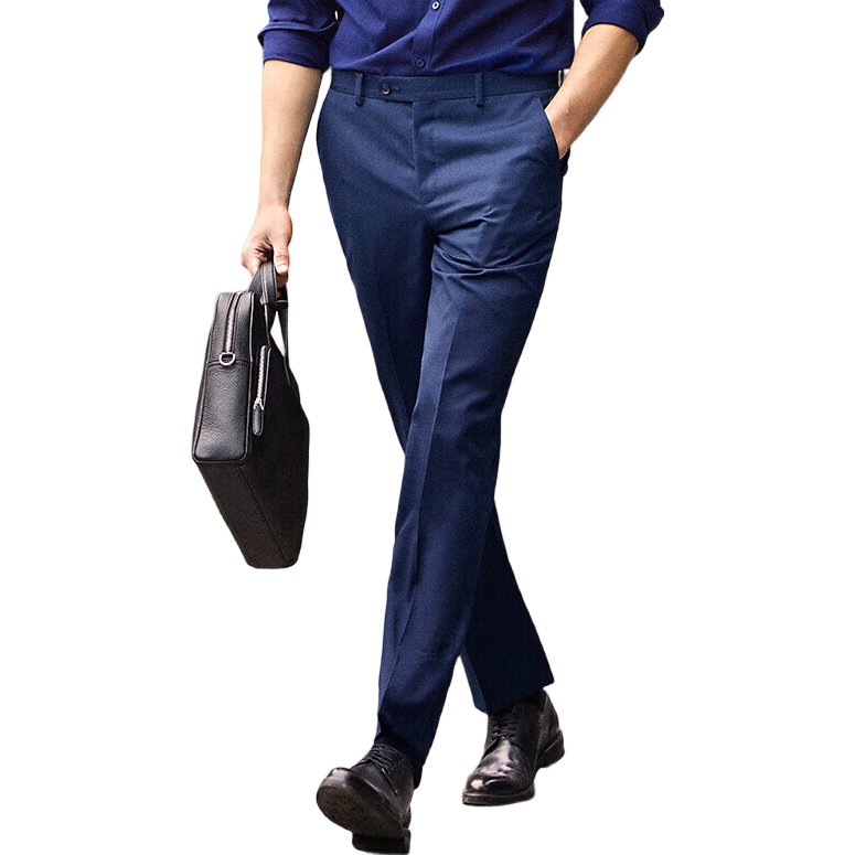 威可多VICUTU 男士单西裤纯羊毛纯色商务休闲长裤男西服裤男三色可选VBS88322308 黑色 185/96B-2尺9