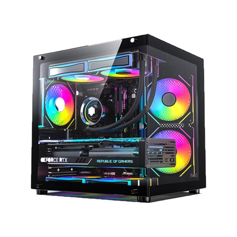 英特尔I5 14600KF/RTX5060海景房电脑主机电竞游戏DIY组装电脑