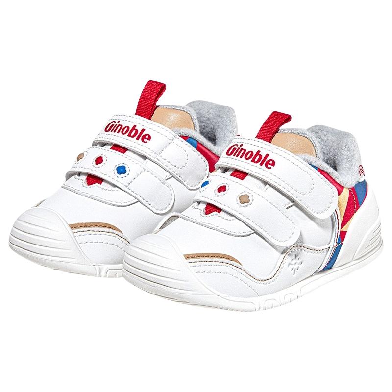 基诺浦机能鞋冬款3级保暖加绒童鞋男女宝宝鞋子学步关键鞋GB2368