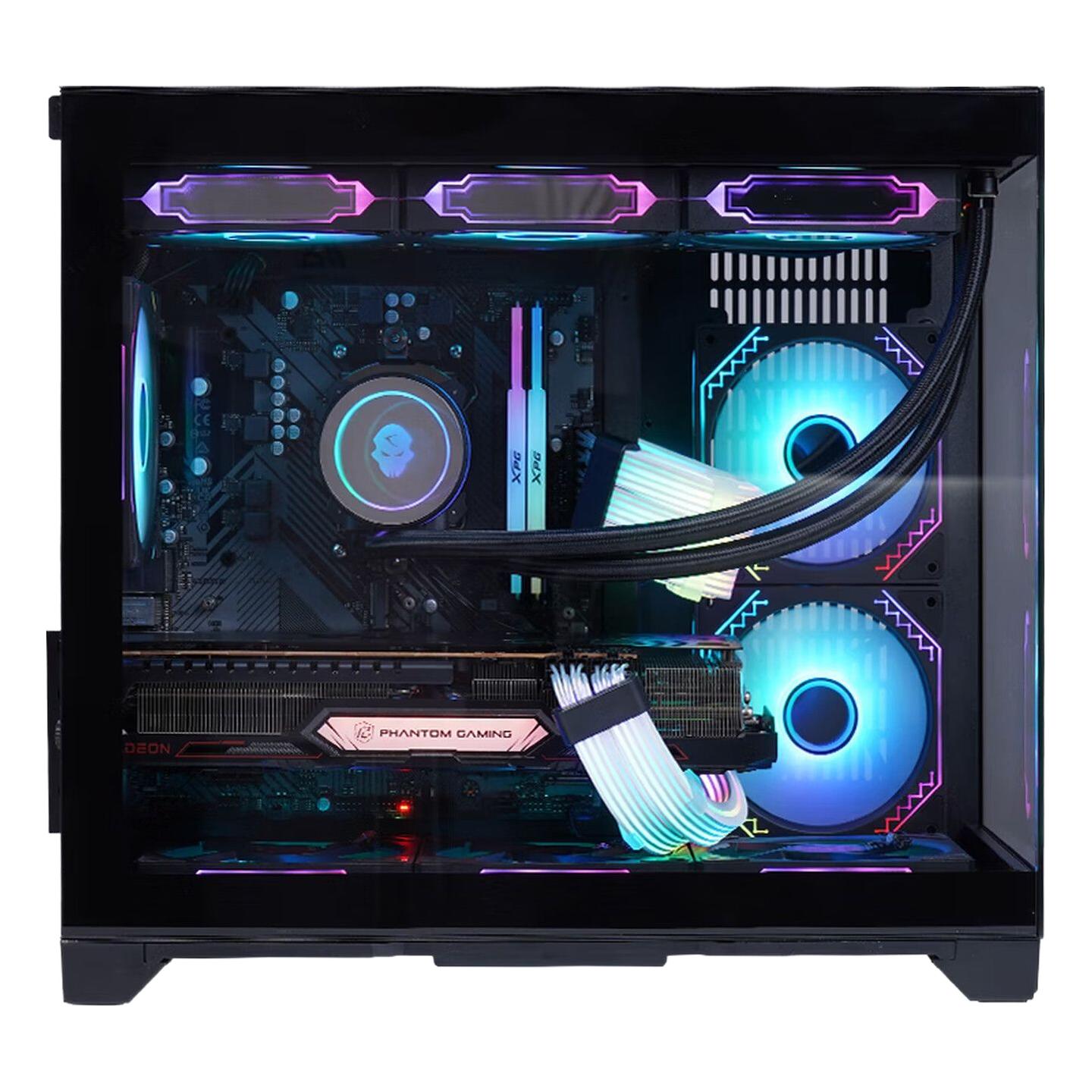 华硕i5 13400EF/RTX5050/3050电竞游戏吃鸡台式DIY电脑组装主机