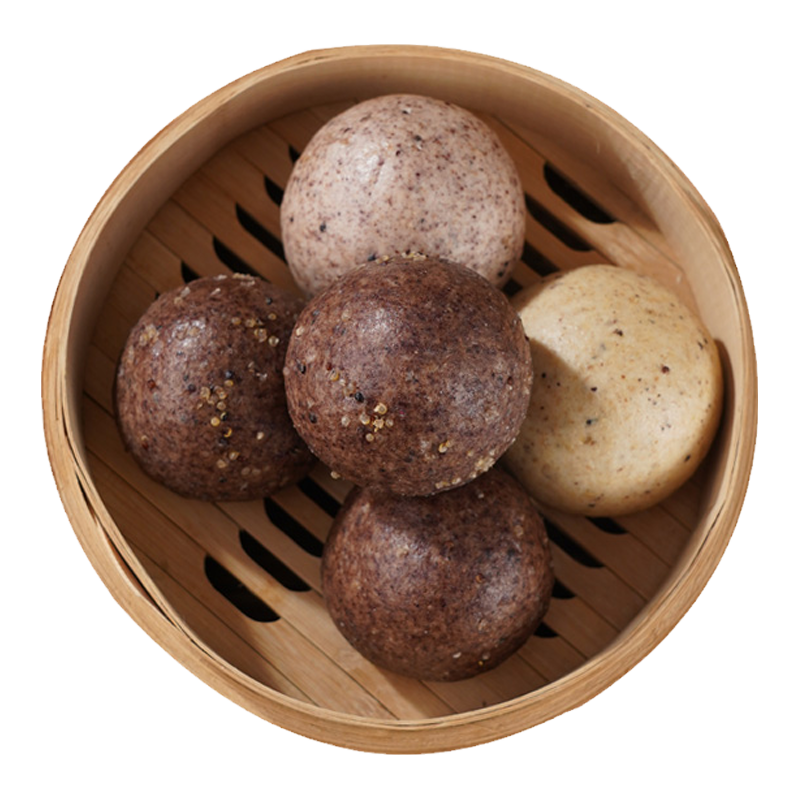 全麦馒头无加糖精纯手工杂粮馍馍粗粮主食即食0脂肪速食早餐