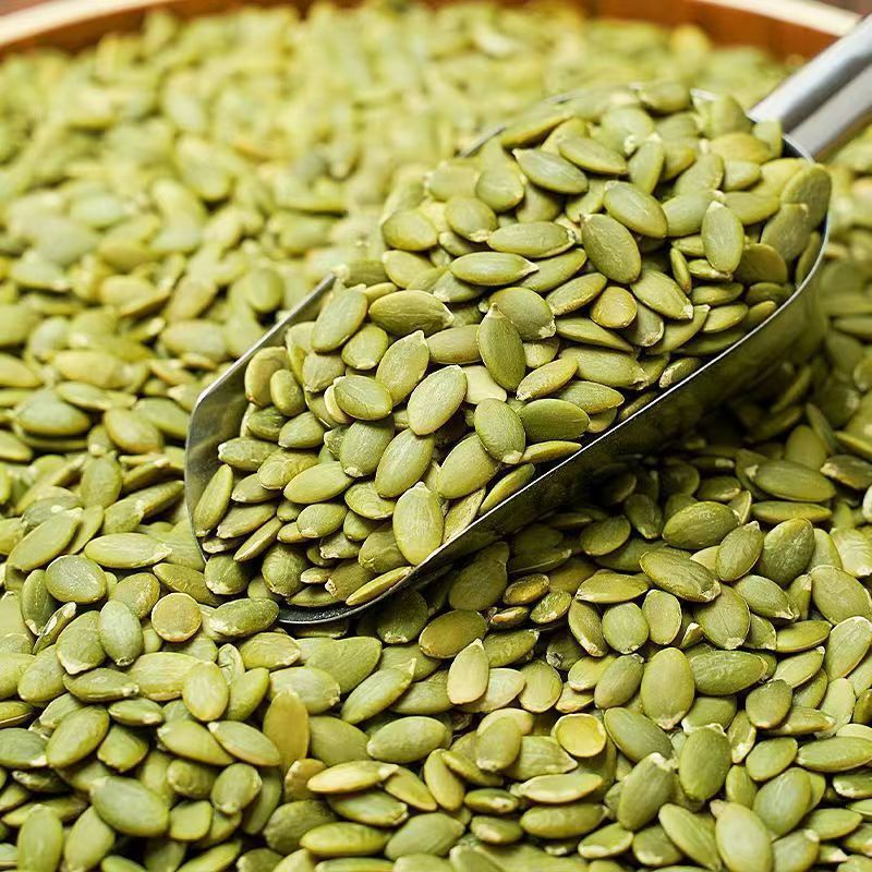 憨豆熊南瓜子仁500g/袋装原味新货无壳熟瓜籽仁坚果零食炒货