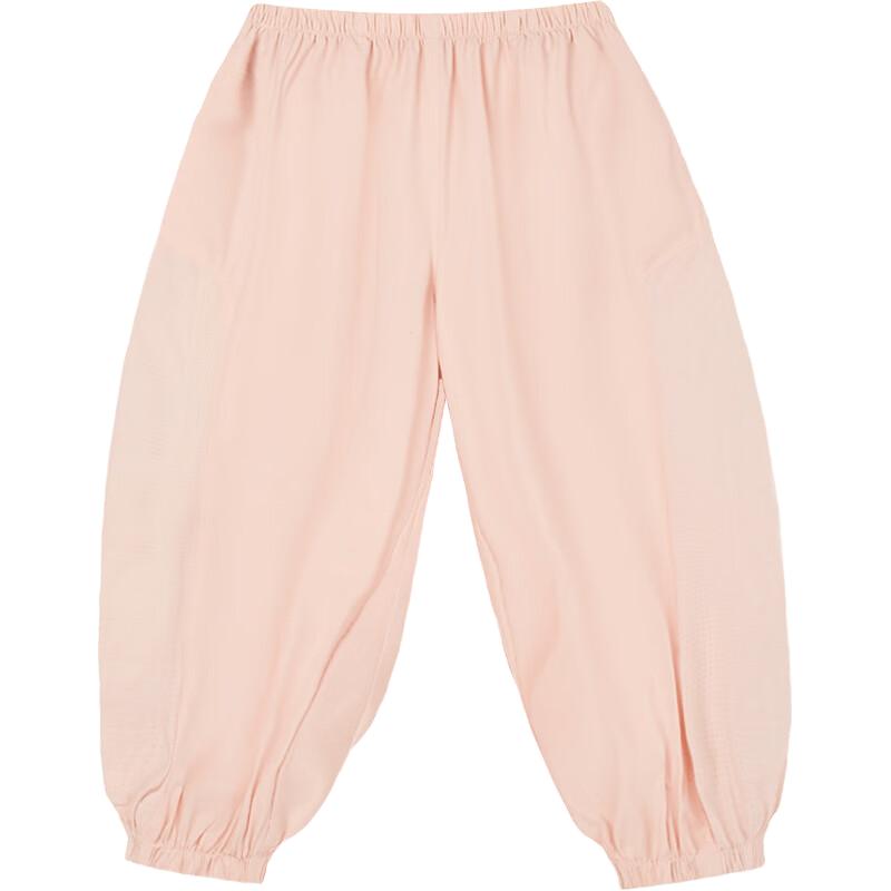 ibaby【UPF300+】儿童防晒裤防紫外线宝宝速干裤冰感防蚊虫叮咬裤子 啵啵粉兔 90码 身高75-94cm体重8-13kg