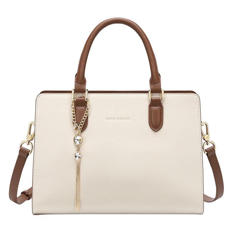 GOLF女士托特包2025时尚百搭大容量单肩斜挎手提包通勤风女包