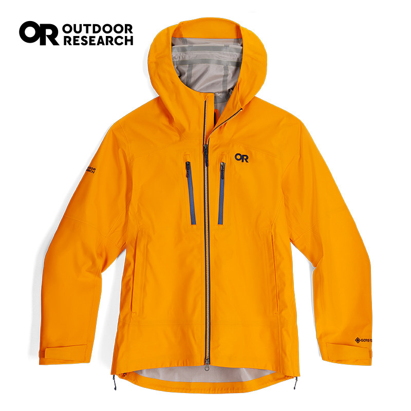 OR Headwall陡壁GTX防雨服户外冲锋衣透气硬壳3L男户外徒步外套 Gold Nebula-2761 M