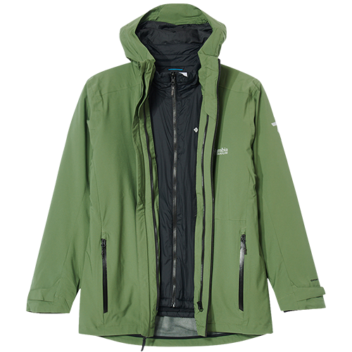 Columbia哥伦比亚冲锋衣户外钛金系列三合一防水棉内胆外套WE2426 010