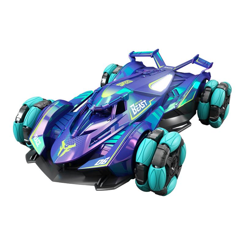 儿童遥控汽车手势感应四驱高速越野漂移特技车充电遥控车男孩玩具