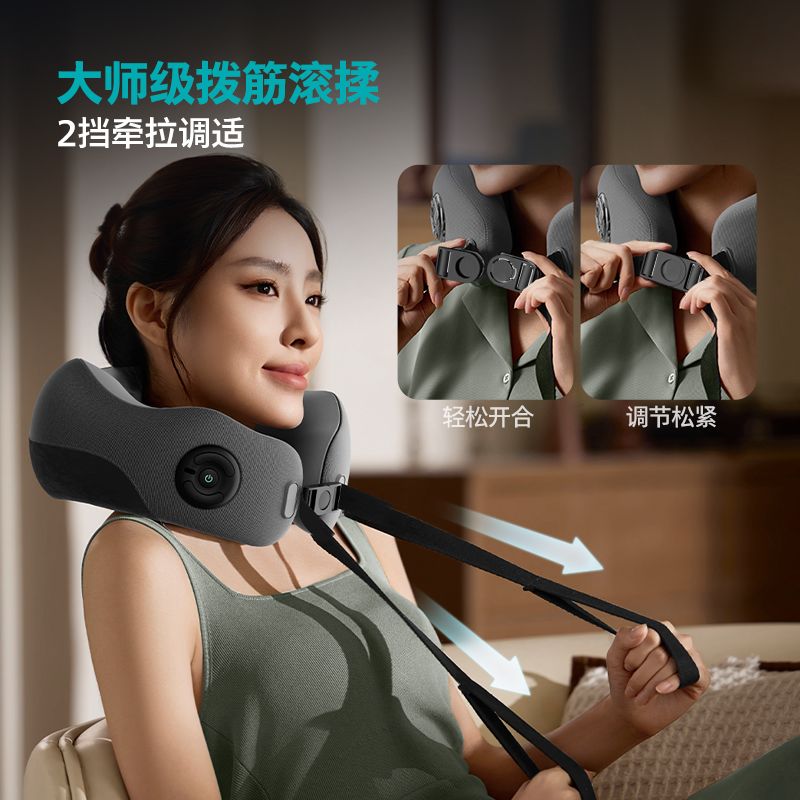 飞利浦小金鱼颈椎按摩仪防人手揉捏康复颈部家用肩颈部颈椎按摩器