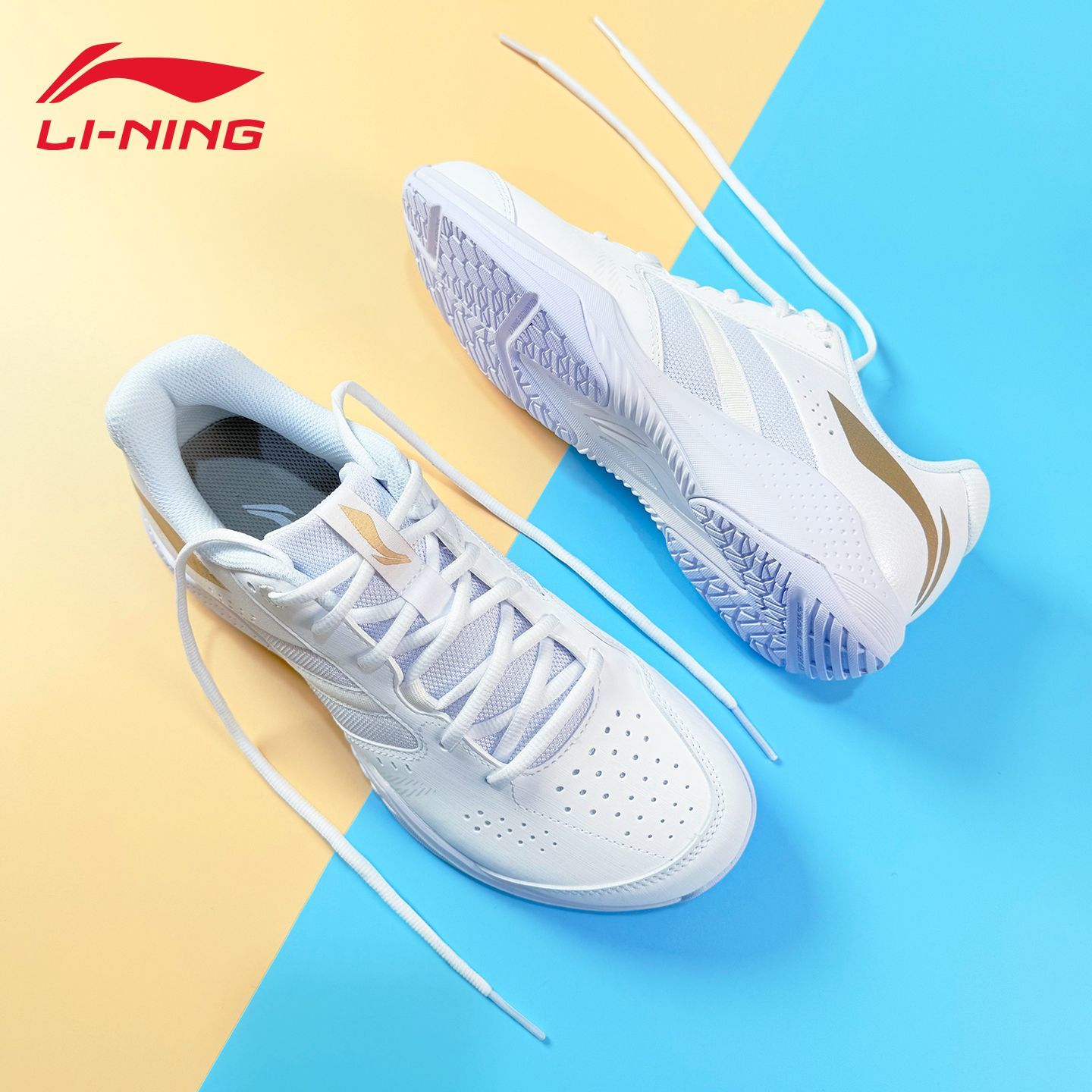 李宁羽毛球鞋运动鞋 专业比赛训练鞋 防滑透气舒适耐磨休闲鞋