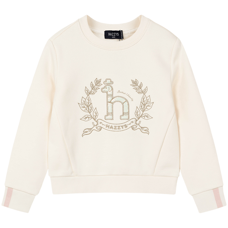 哈吉斯（HAZZYS）品牌童装女童卫衣冬