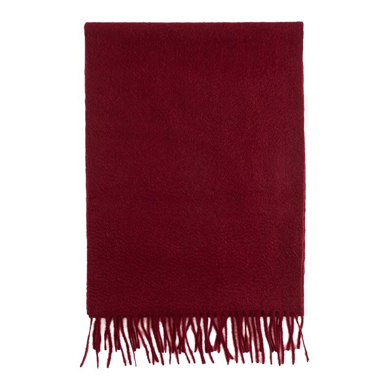 上海故事秋冬红色羊绒围巾女新年本命年高档围脖盒装