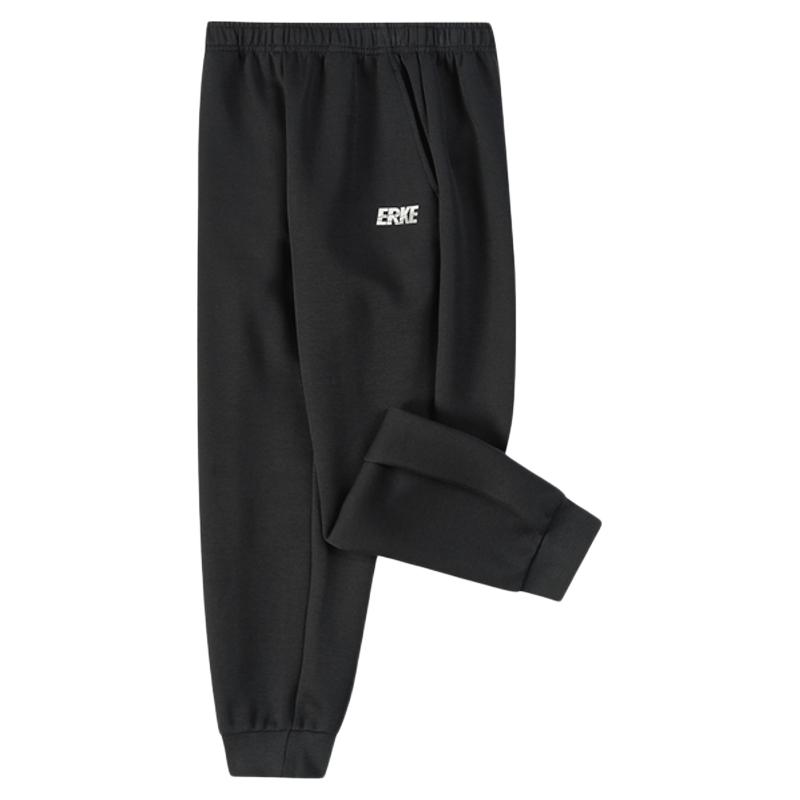 鸿星尔克童装运动裤秋季男童长裤秋冬加绒中大童裤子女童卫裤