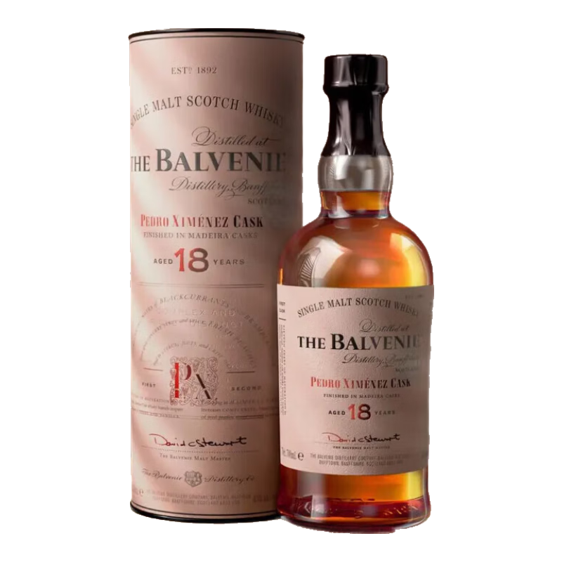 百富PX雪莉桶18年单一麦芽威士忌 48.7%vol  700ml 礼盒装 洋酒