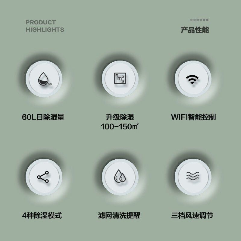  GREE/格力 DH60EI WIFI控制 除湿机