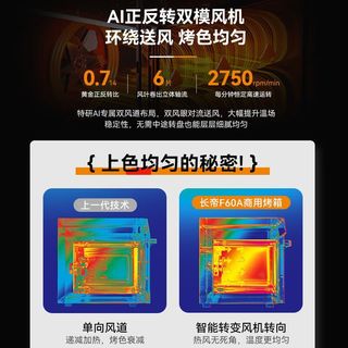  Changdi/长帝 F60A 大容量 商用风炉烤箱