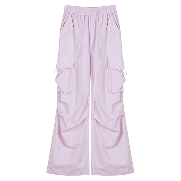 富罗迷 儿童工装裤春秋女童户外防蚊休闲长裤伞兵裤初中生直筒裤