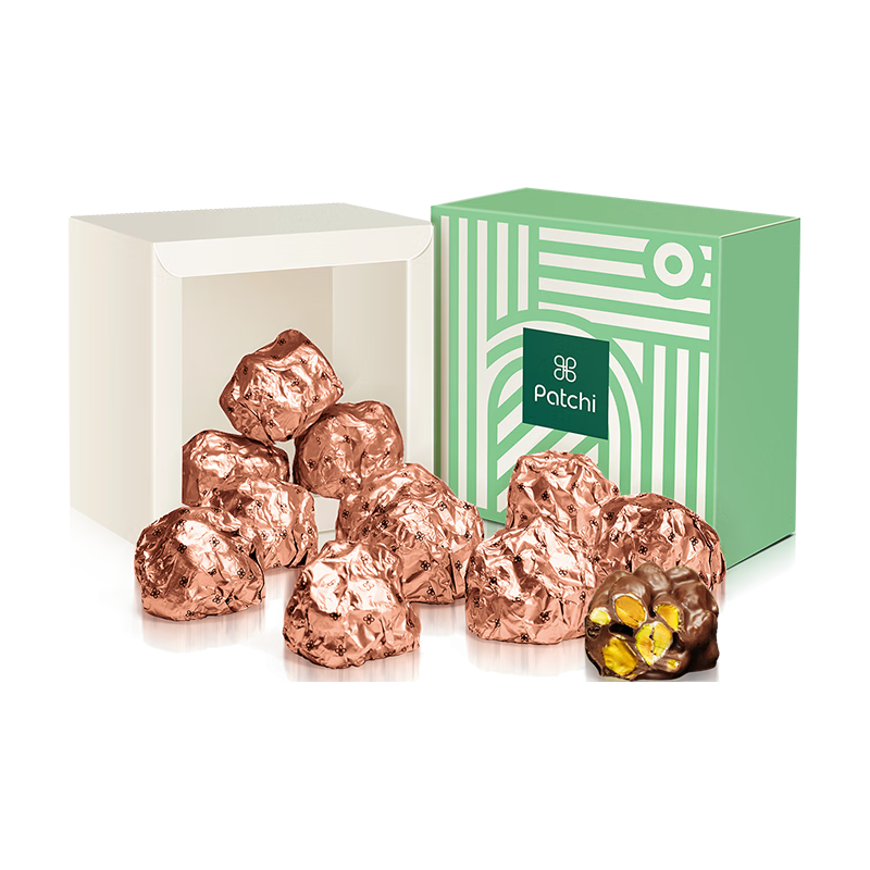 Patchi芭驰开心果夹心巧克力165g礼盒下午茶休闲零食