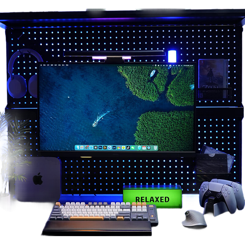 赛途洞洞板书架置物架组立式多功能洞洞板置物架【不含桌】