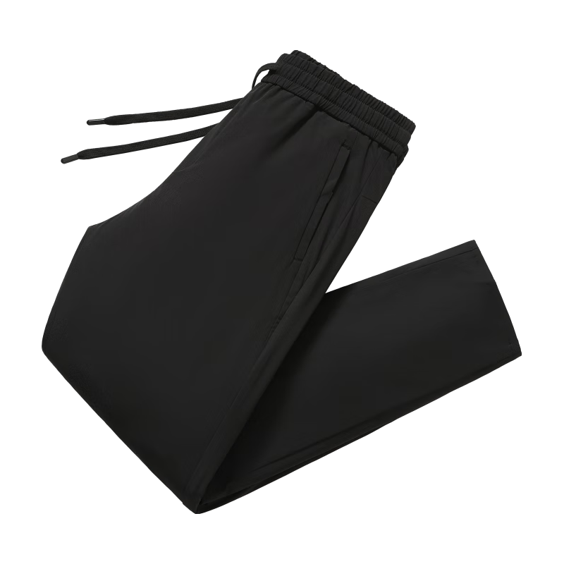 雪中飞鹅绒羽绒裤男冬季外穿保暖休闲直筒裤户外运动百搭防风防寒长裤子