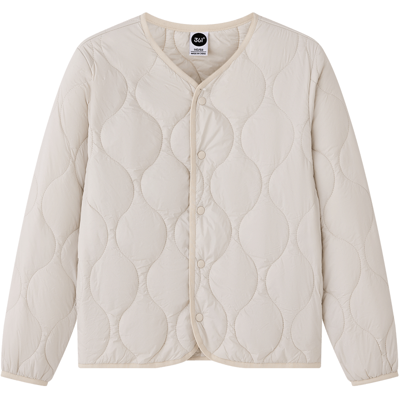 361°儿童冬男中大童轻薄棉服外套保暖经典简约时尚女小童薄款棉服