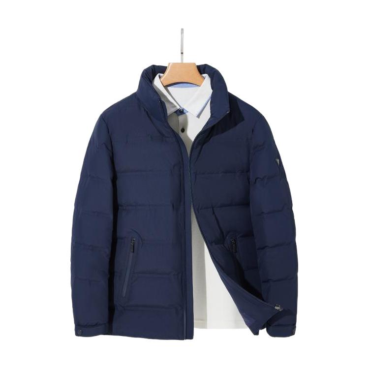 柒牌 【拒水羽绒】立领羽绒服男冬季时尚百搭厚款保暖外套