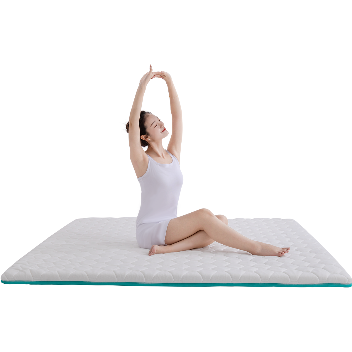 JSY LATEX 泰国乳胶高弹海棉混合床垫加厚席梦思家用床褥软垫