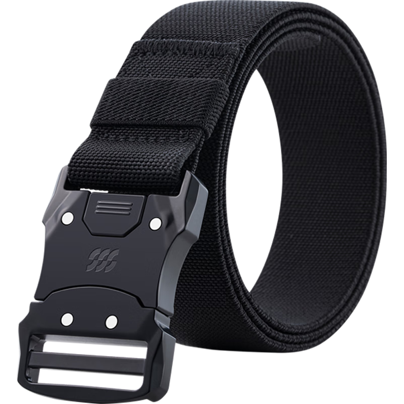 海澜之家腰带男对插扣织裤腰带军训休闲户外时尚百搭朋友 织腰带