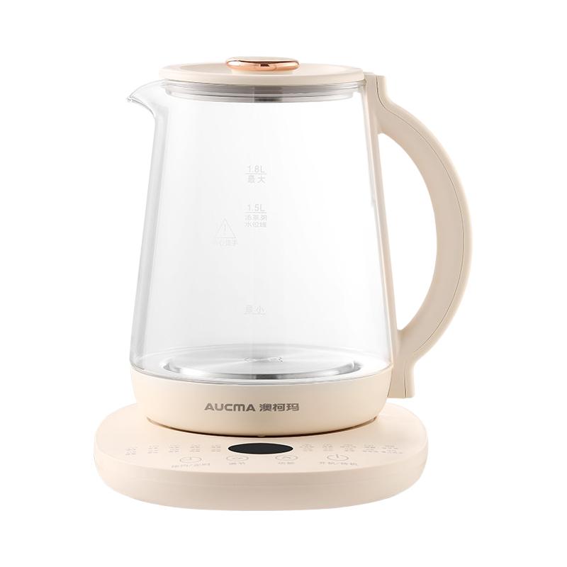 澳柯玛养生壶电热水壶家用保温玻璃恒温壶烧水壶煮茶炖煮多功能