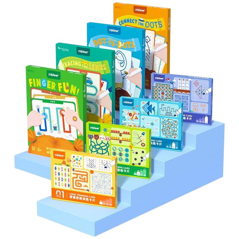 mideer 弥鹿 进阶式控笔训练-L1-初级-手指轨迹 3+