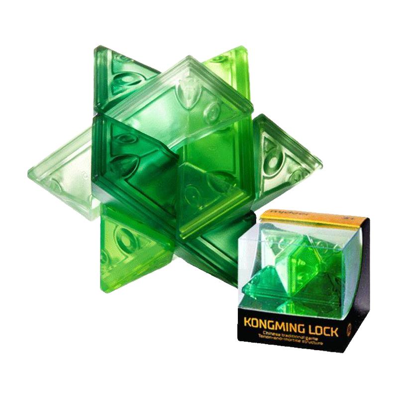 mideer 弥鹿 孔明锁鲁班锁全套智力解环