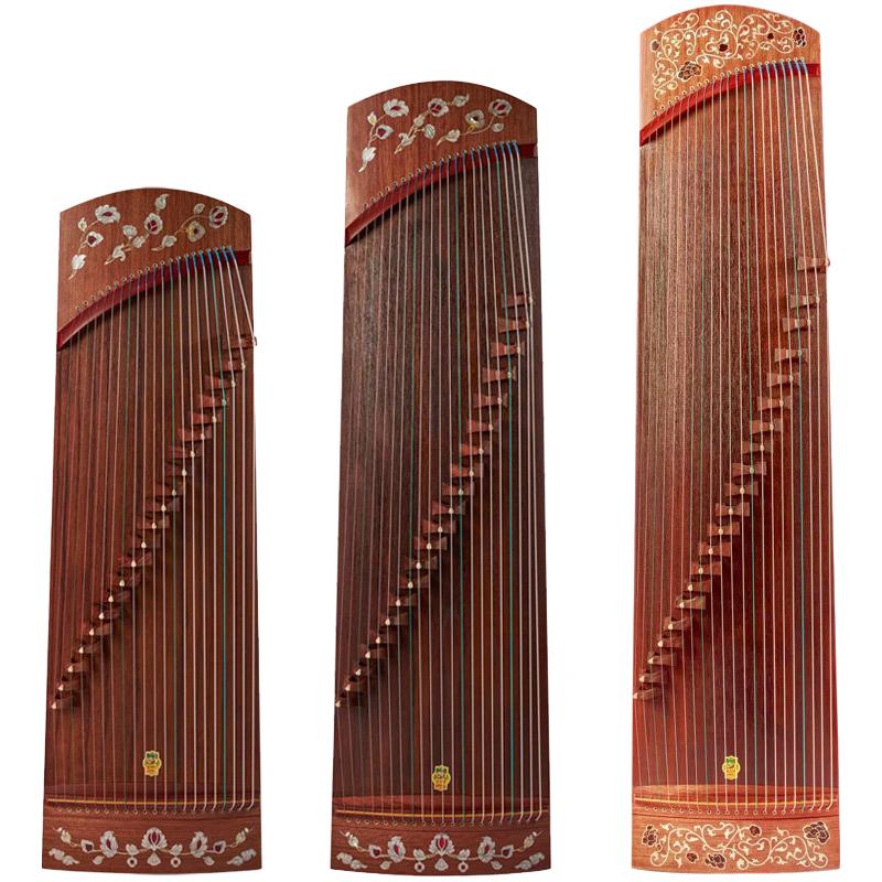 敦煌小古筝红木悦小筝实木专业考级演出9694OX100cm一米便携短筝