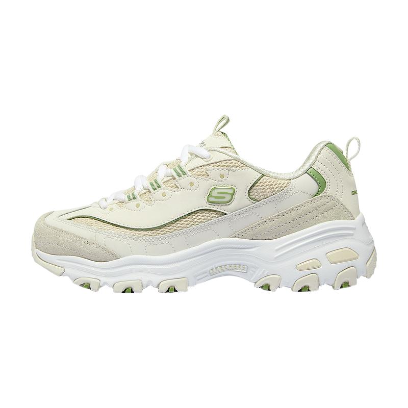 斯凯奇（Skechers）奶茶熊3代丨奶昔系列老爹鞋熊猫鞋运动鞋女子舒适简约百搭休闲鞋