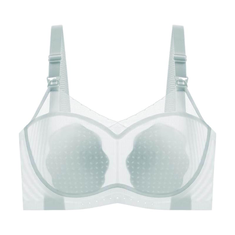 哺乳内衣夏季薄款产后喂奶无痕大码聚拢防下垂怀孕期文胸