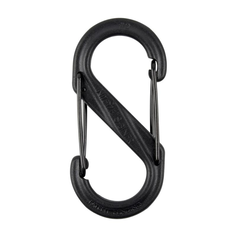 美国NiteIze奈爱 8字塑料登山扣快挂钥匙扣S型潮流户外水壶挂钩扣