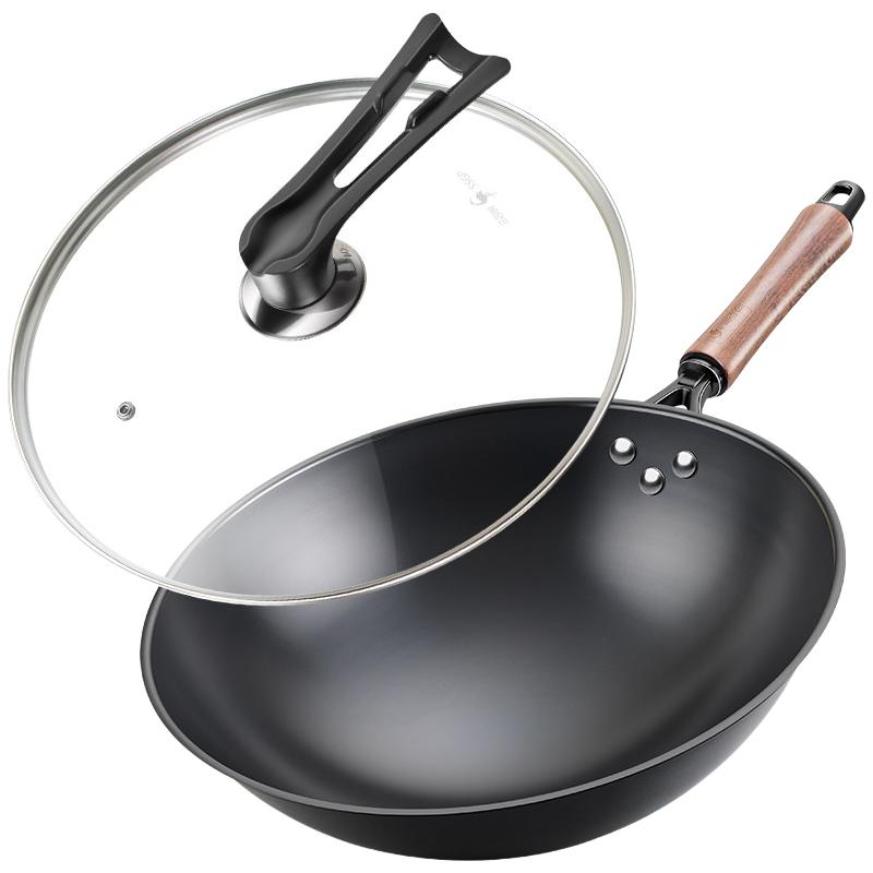  SSGP/三四钢 无涂层 熟铁炒菜锅