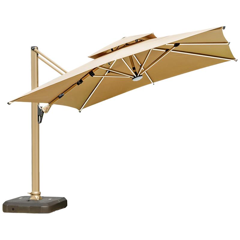 户外遮阳伞庭院伞露天阳台别墅花园大太阳伞棚商用室外摆摊罗马伞