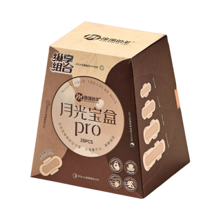 绵绵的羊 月光宝盒超薄日夜用组合卫生巾 透气无痕 顺吸 4盒