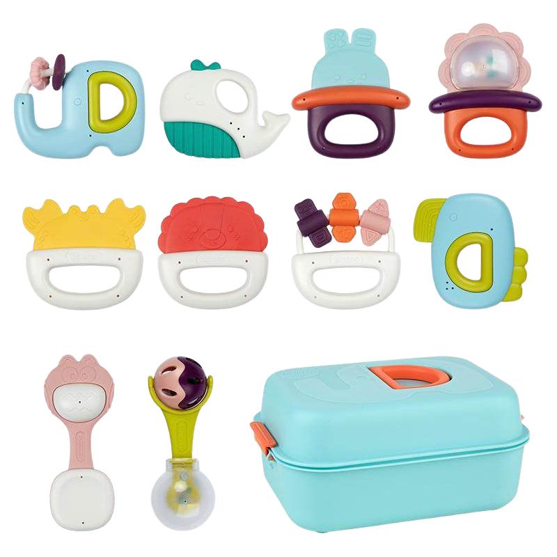 beiens 贝恩施 婴儿牙胶摇铃 收纳款