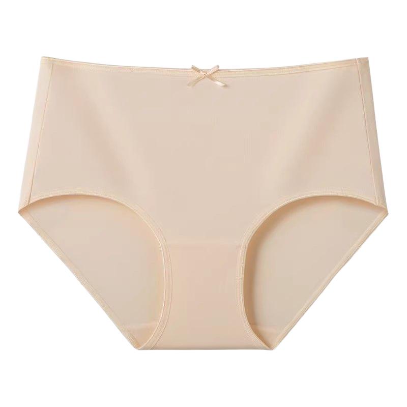 蝶安芬中高腰内裤女纯棉10A抗菌2026无痕三角提臀大码短裤女