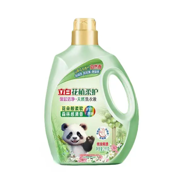 立白天然洗衣液花植柔护山茶花与青竹自然香