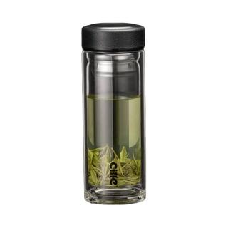 Cille/希乐 BL-1974 双层玻璃杯 500ml 商务系列 耐高温带盖